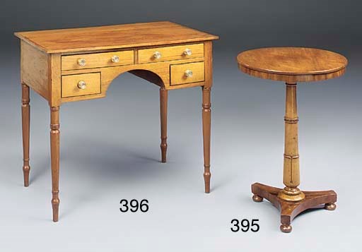 A MAHOGANY DRESSING TABLE