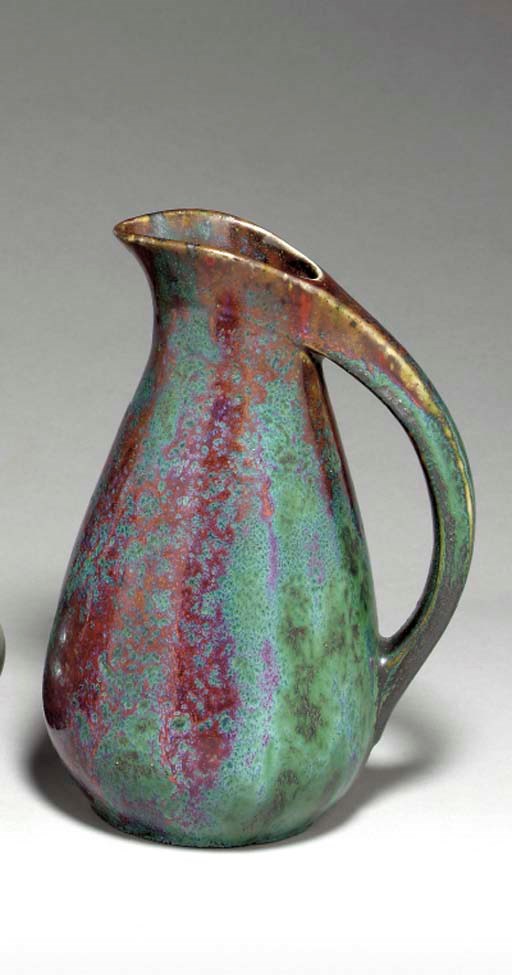 A STONEWARE PITCHER