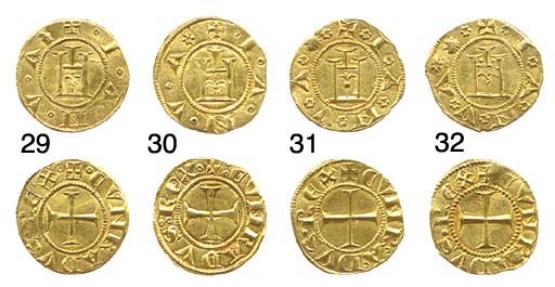 Genovino d'oro, 3.52g., come prec., conchiglia, rov. +CVNRCACDVS.REX (B.841; CNI.25,70; F.351; Lun.9; MIR.5), legg. ondulata, SPL