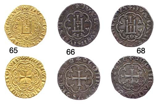 Grosso, 2.80g., +DVX:IANVENSIVM OTAVVS, castello in otto archi con trifogli e palline, in cerchio perlinato, O sotto il castello, rov. +.CONRADVS.REX.O, croce in otto archi come dir. (B.872: CNI.65,20; Lun.44; MIR.46), patina scura, BB