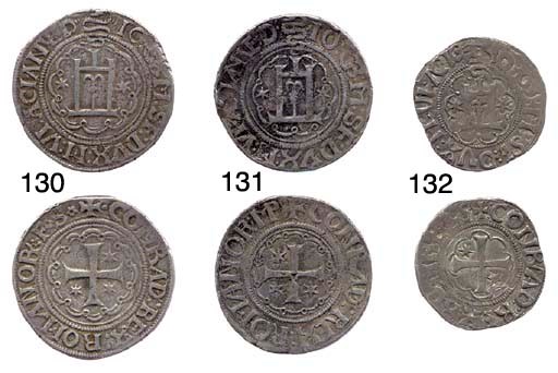 Testone da 20 Soldi o Lira Genovese, 13.036g., come prec. ma con stelle in primo, terzo e quarto angolo, sigla MP (B.965; CNI.169,64/65; Lun.143; MIR.137), mMB