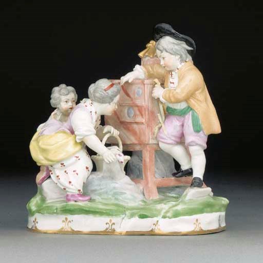 A Vienna group of children with a magic lantern