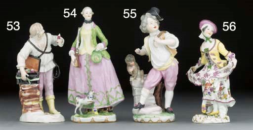 A Meissen figure of a girl