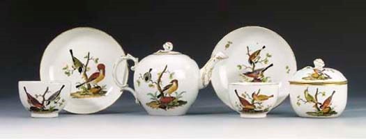 A Fürstenberg part tea-service