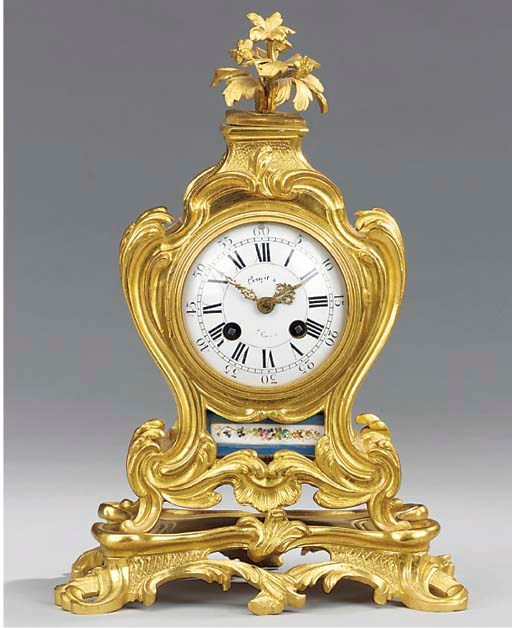 A French ormolu striking mantel clock, circa 1880