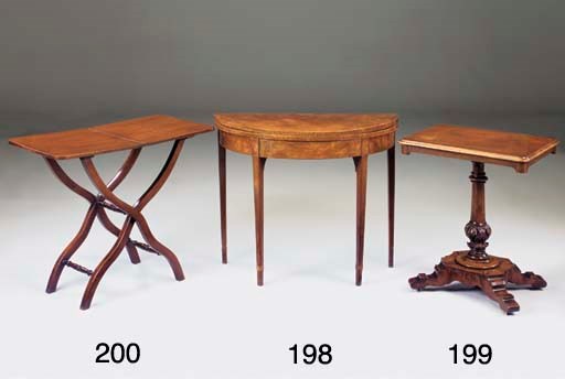 A VICTORIAN MAHOGANY COACHING TABLE