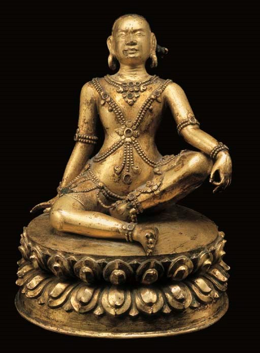 A Gilt Bronze Figure of Avadhutipa