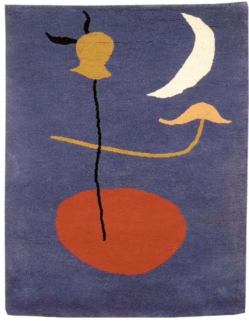 After a Design by Joan Miro (1893-1983)