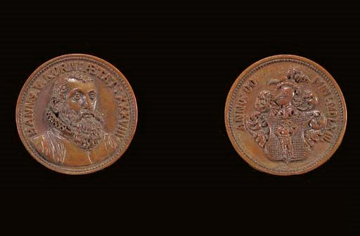 MEDAILLE EN BOIS DE BUIS REPRESENTANT HANNS VON KORN