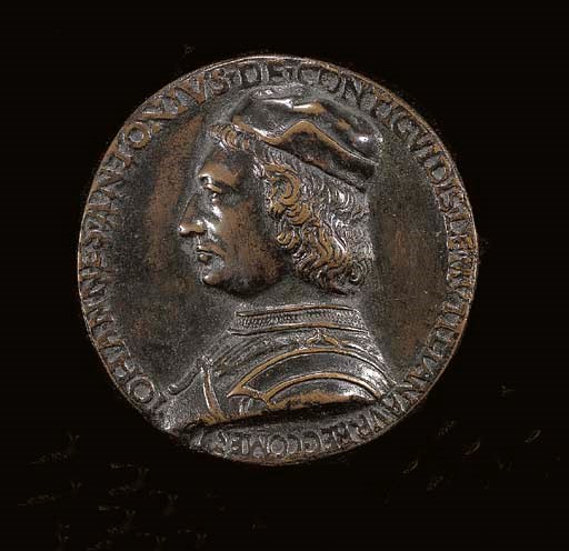 MEDAILLE UNIFACE EN BRONZE DE GIOVANNI ANTONIO DI CONTIGUIDI