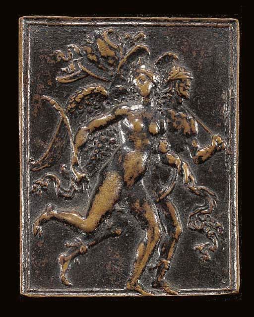 PLAQUETTE EN BRONZE RECTANGULAIRE