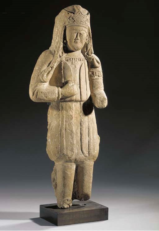 SCULPTURE D'HOMME EN STUC