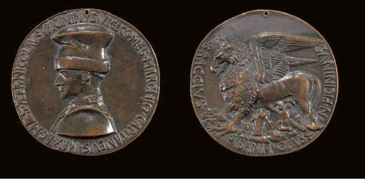 MEDAILLE EN BRONZE REPRESENTANT NICCOLO PICCININO
