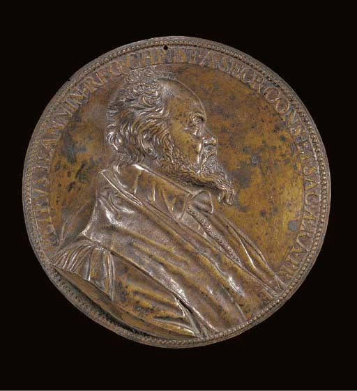 MEDAILLON UNIFACE EN BRONZE REPRESENTANT PIERRE JEANNIN