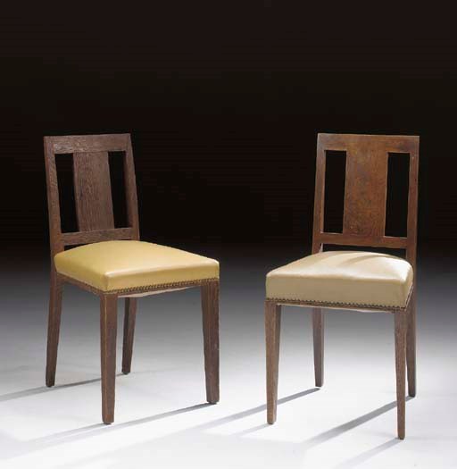 PAIRE DE CHAISES