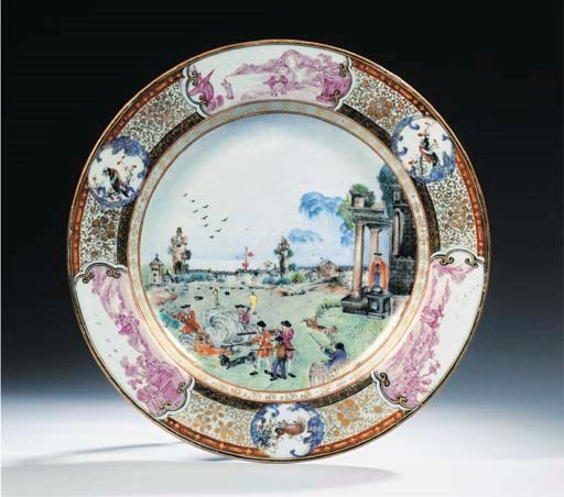 A 'calcutta tiger hunt' plate