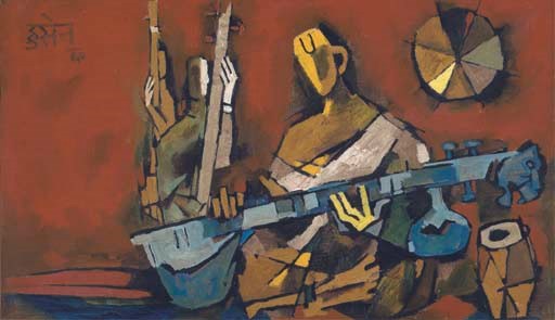 Maqbool Fida Husain (b. 1915)
Orchestra