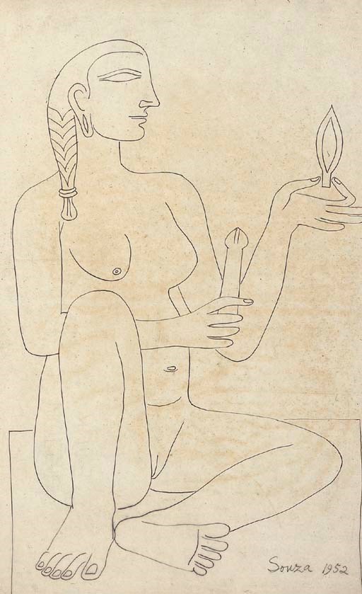 Francis Newton Souza (1924-2002)
Nude