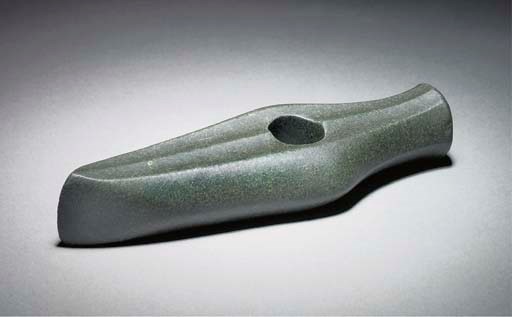 A EUROPEAN POLISHED BLACK BASALT AXE-HEAD
