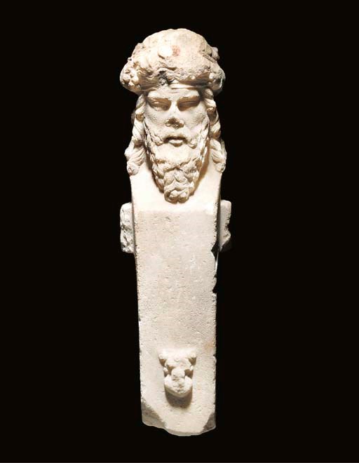 A ROMAN MARBLE HERM