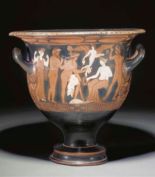 AN ATTIC RED-FIGURE BELL KRATER