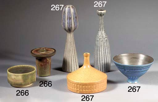 A stoneware vase