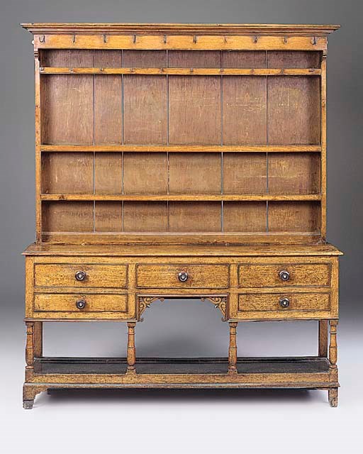 A MID-WALES OAK DRESSER