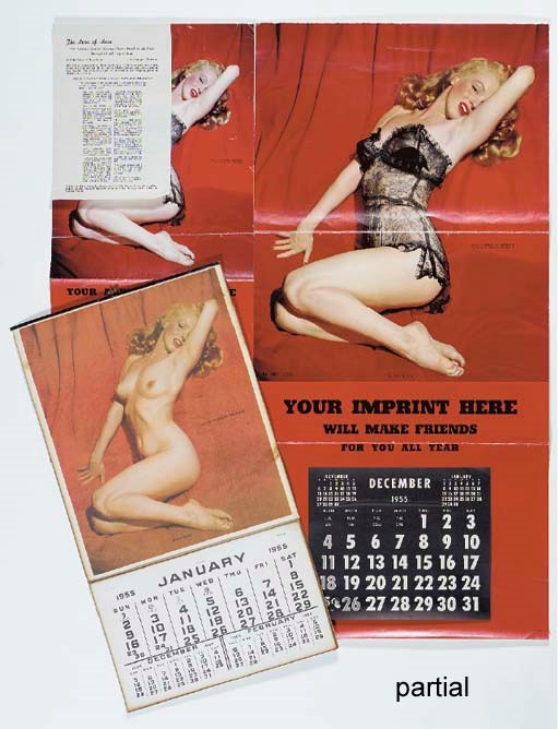 MARILYN MONROE NUDE CALENDARS