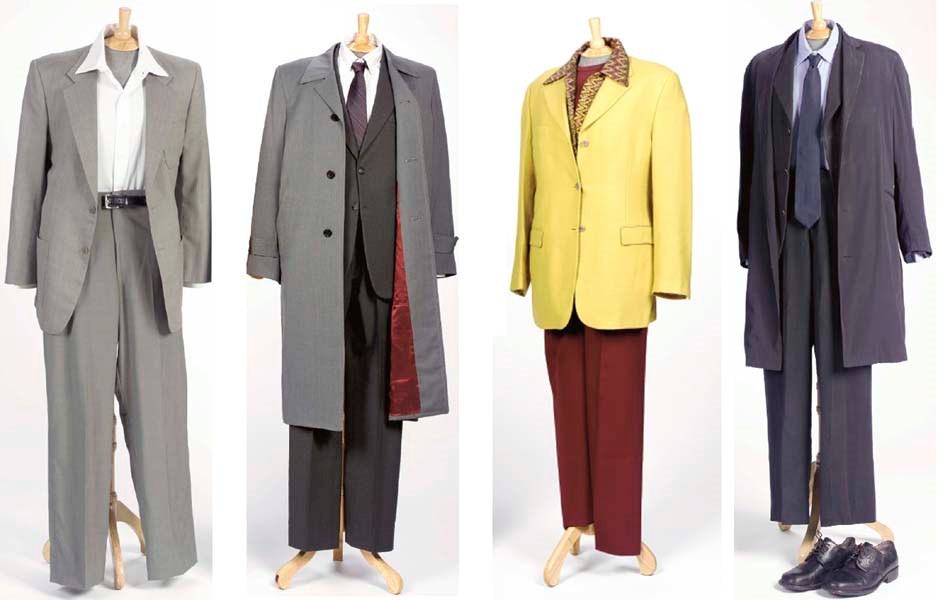 GEORGE CLOONEY, MATT DAMON AND BERNIE MAC COSTUMES FROM OCEAN'S ELEVEN"