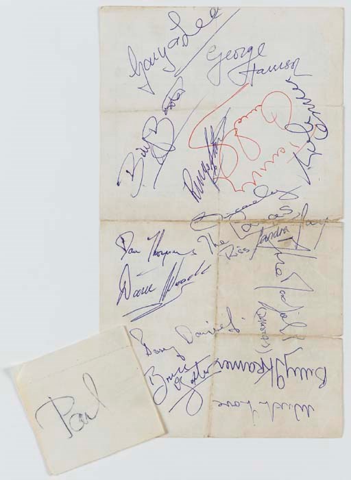 BEATLES SIGNATURES