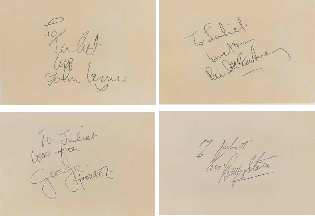 BEATLES SIGNATURES