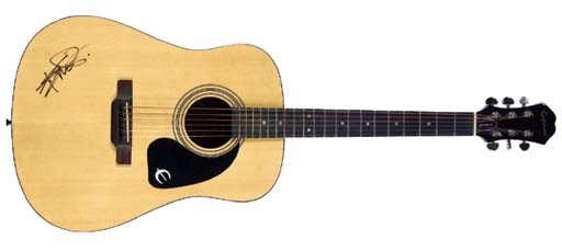 KEITH RICHARDS SIGNED GUITAR