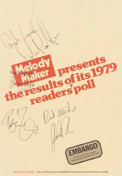 LED ZEPPELIN SIGNATURES