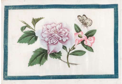 An export ricerpaper album, 19th century