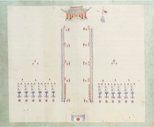 A large Chinese handscroll, 19th century