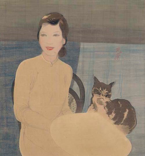 Guyen Khang (Hanoi 1912-1987), watercolour on silk