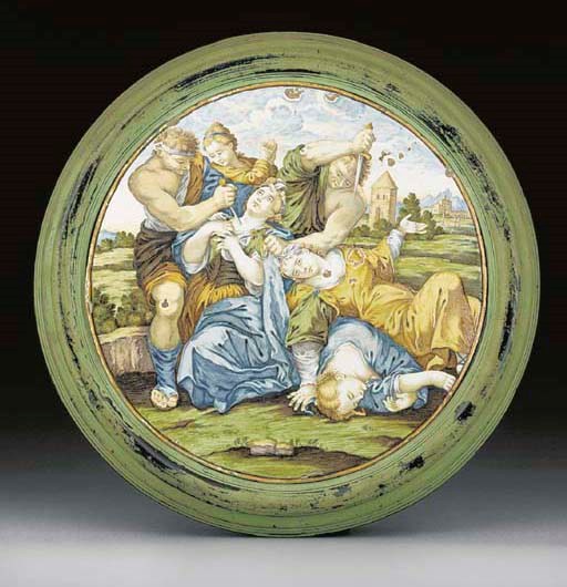 A Castelli circular tondo