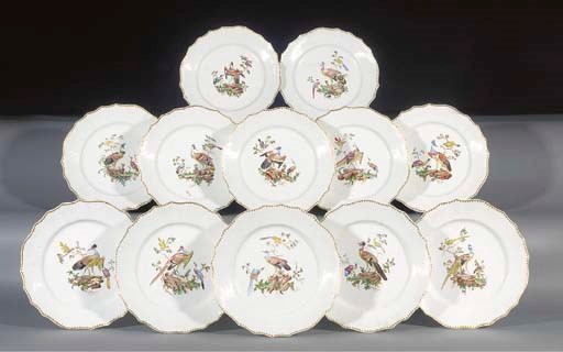 Twelve Tournai plates