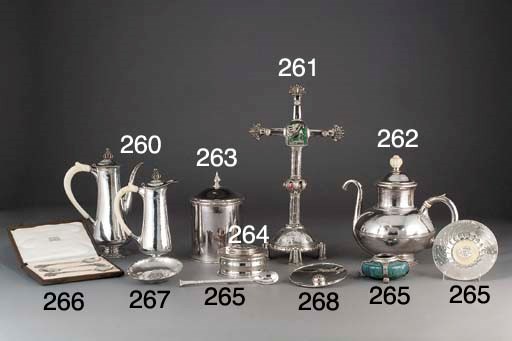 A George V Silver Biscuit Barrel