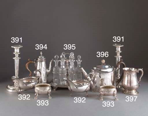 A Pair of George III Silver Sauceboats