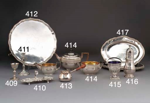 A Set of Four George II Silver Meat Dishes