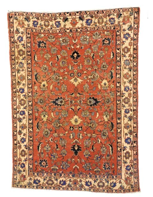 CINQ TAPIS D'ORIENT