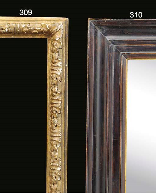 A Dutch pearwood moulding frame