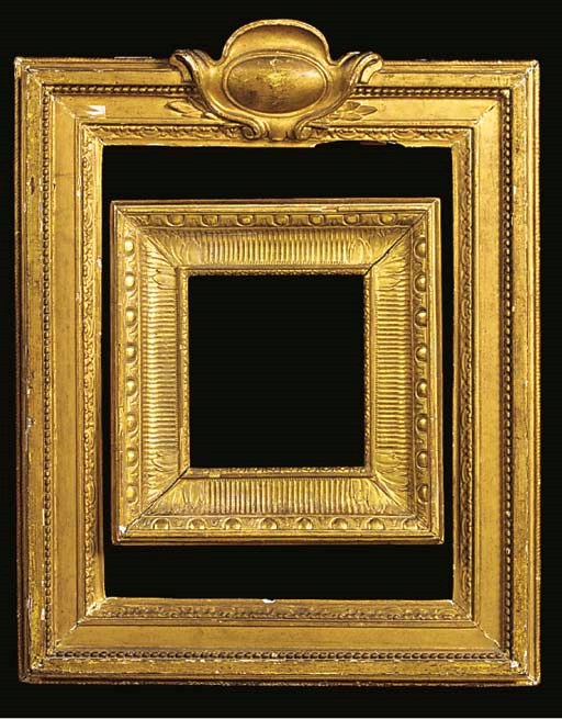 A French carved and gilded frame