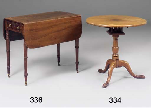 A George III mahogany tripod table