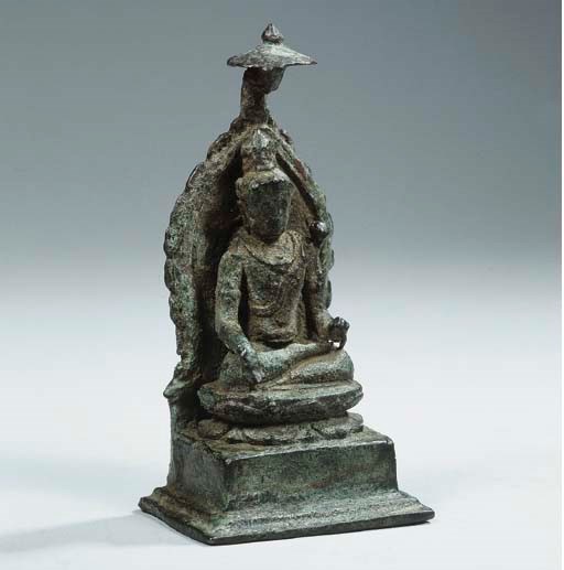 a central javanese bronze figure of padmapani