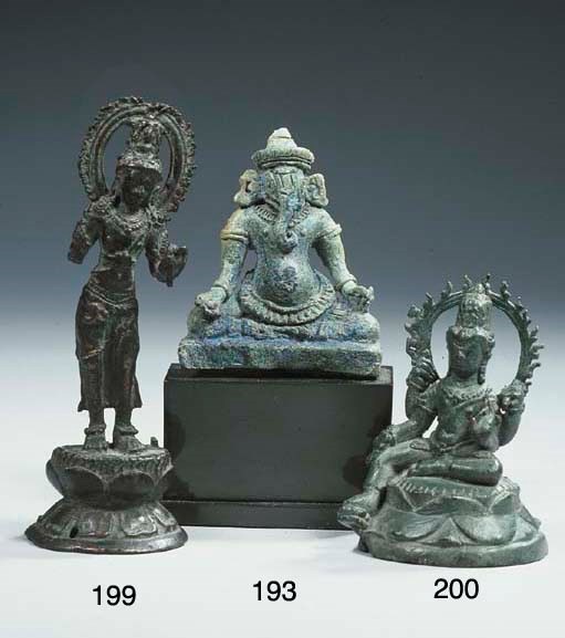 a central javanese bronze figure of sadaksharilokeshvara