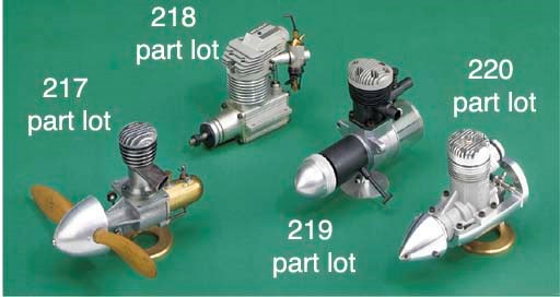 A Laser 62 four-stroke aero engine,