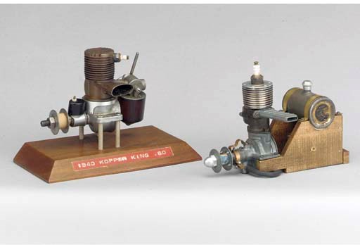 A fine Kopper King spark ignition engine,