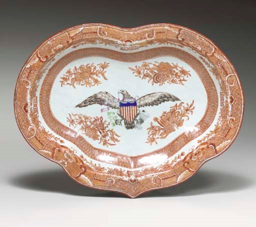 AN AMERICAN MARKET 'ORANGE FITZHUGH' DISH